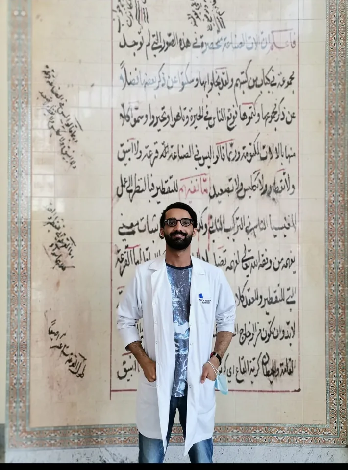 Photographic portrait from Mahmoud Al-Ruweidi's personal archive